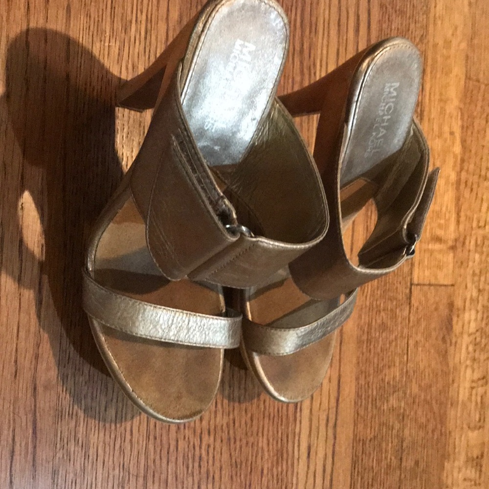 Michael Kors Gold Heels